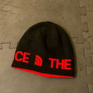 North Face reversible beanie